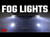 LED Light | Fog Mount | 2" Black Pair | SAE | Subaru Forester (14-18)
