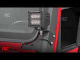LED Light Mount | Lower A-Pillar | Pod | Jeep Wrangler TJ (97-06)