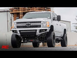Mesh Grille | 12" Single Row LED Pair | Black | Chevy Silverado 2500 HD/3500 HD (11-14)
