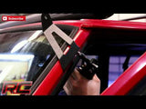 LED Light | Windshield Mnt | 50" Chrome Dual Row | Jeep Cherokee XJ (84-01)