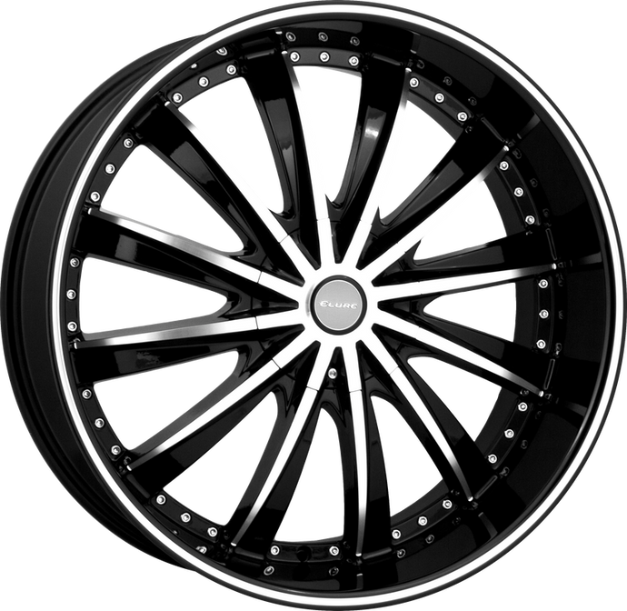 031 | BLACK AND MACHINED | 20x8.5 | 5x108/5x114.3 | +35