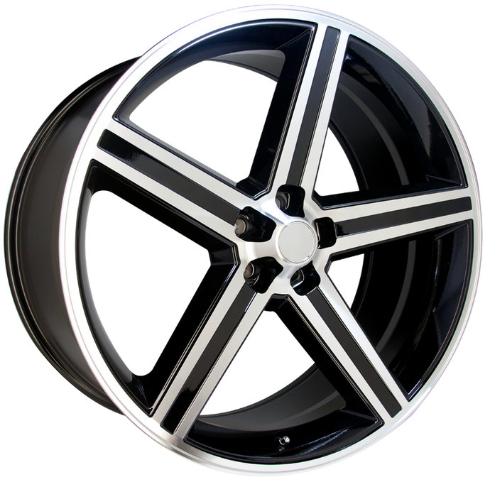 248 | BLACK AND MACHINED | 18x8.5 | 5x120 | +13
