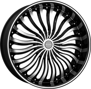 033 | BLACK AND MACHINED | 20x8.5 | 5x108/5x114.3 | +35