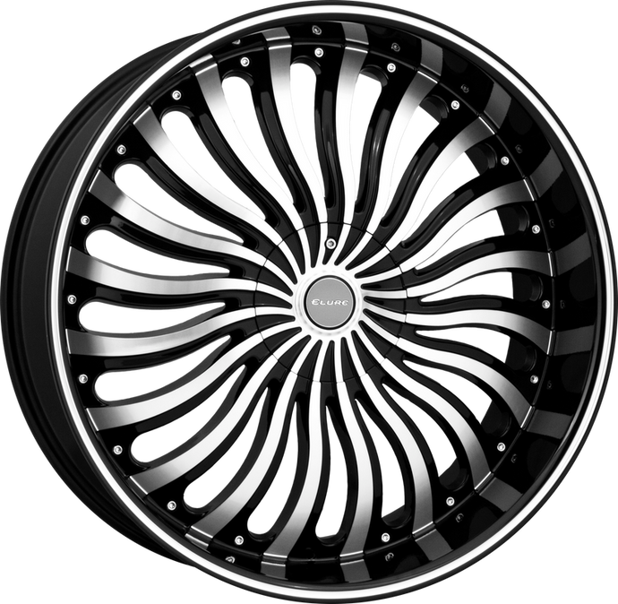 033 | BLACK AND MACHINED | 20x8.5 | 5x108/5x114.3 | +35