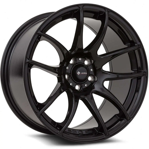 TR4 | Gloss Black | 17x8 | 4x114.3/4x100 | +35mm