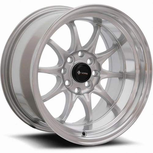 TR3 | Silver Machine Lip | 15x9 | 4x114.3/4x100 | 0mm