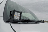 LED Light | Ditch Mount | 2" Black Pair | Amber DRL | Toyota 4Runner (10-22)