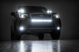 LED Light | Fog Mount | 2" Black Pair | SAE | Subaru Forester (14-18)