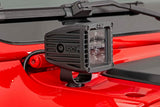 LED Light | Cowl Mnt | 2" Black Pair | Jeep Gladiator JT (20-22)/Wrangler JL (18-22)