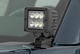 LED Light | Ditch Mount | 2" Black Pair | Flood | Ford F-150 (15-22)