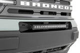 LED Light | Bumper Mount | 20" Chrome Single Row | Ford Bronco Sport (21-22)