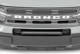 LED Light | Bumper Mount | 20" Black Single Row | Ford Bronco Sport (21-22)