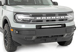 LED Light | Bumper Mount | 20" Chrome Single Row | Ford Bronco Sport (21-22)