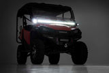 LED Light | Cage Mount | 50" Black Single Row | White DRL | Honda Pioneer 1000 (16-22)