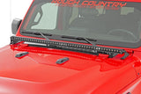 LED Light | Cowl Mnt | 50" Chrome Single Row | Jeep Wrangler JL (18-22)