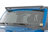 LED Light | Upper Windshield | 50" Black Single Row | Ford Bronco (21-22)