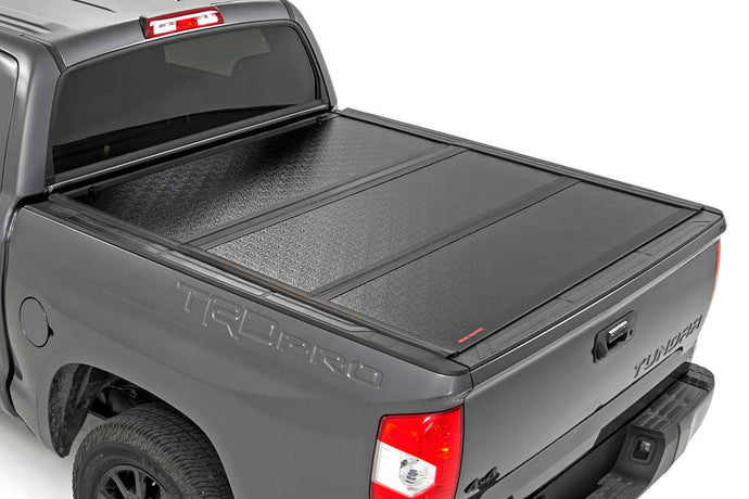 Hard Flush Tri Fold Bed Cover | 5.5 Ft Bed | Toyota Tundra (07-22)