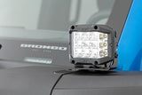 LED Light | Ditch Mount | 2" Black Pair | Spot Pattern | Ford Bronco (21-22)