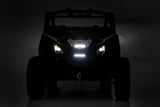 LED Light | Grille Mount | 6" Black Slimline | Can-Am Maverick X3 (17-22)