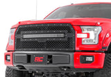 Mesh Grille | 30" Dual Row LED | Black Ser | Ford F-150 (15-17)