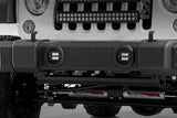 LED Light | Fog Mount | 2" Black Pair | Jeep Wrangler JK  (10-18)