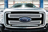 LED Light | Grill Mnt | 30" Chrome Single Row | Ford Super Duty (11-16)