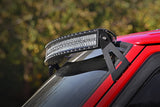 LED Light | Windshield Mnt | 50" BLK Dual Row | White DRL | Jeep Cherokee XJ (84-01)