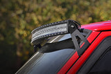 LED Light | Windshield Mnt | 50" BLK Dual Row | Jeep Cherokee XJ (84-01)
