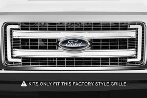 LED Light | Grille Mount | Dual 30" Black Single Row | Ford F-150 (09-14)