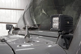 LED Light Mount | Lower Windshield | Pod | Jeep Wrangler JK  (07-18)