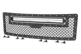 Mesh Grille | 30" Dual Row LED | Chrome | White DRL | Ford F-150 (09-14)