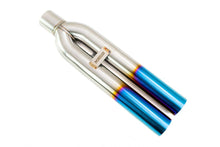 Universal 3" VIP Exhaust Tip "Blast Pipe" Style (weld-on) - Straight - Blue Tip