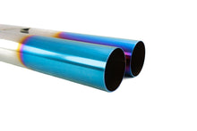Universal 3" VIP Exhaust Tip "Blast Pipe" Style (weld-on) - Straight - Blue Tip