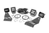 LED Light | Fog Mount | 2" Black Pair | Spot | Nissan Frontier (05-20)