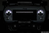 Black Series LED | 30 Inch Light| Curved Dual Row | Amber DRL