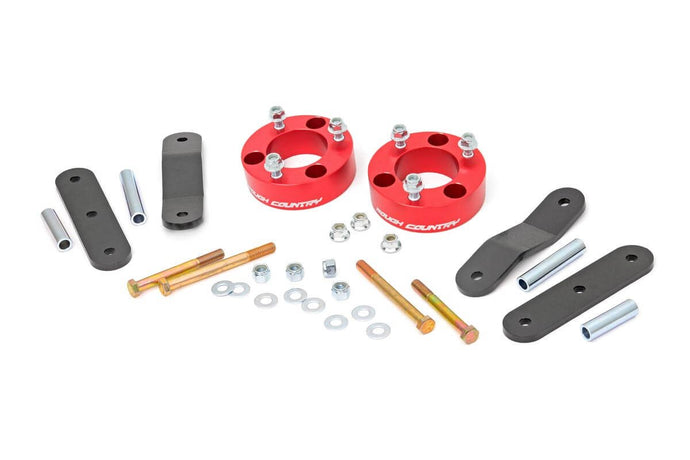 2.5 Inch Leveling Kit | Red Spacers | Nissan Frontier (05-22)