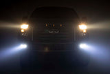 LED Light | Fog Mount | Dual 2" Black Pairs | Flood | Ford F-150 (15-17)