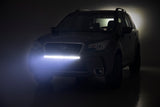 LED Light | Bumper Mount | 30" Black Single Row | White DRL | Subaru Forester (14-18)