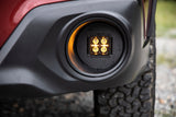 LED Light | Fog Mount | 2" Black Pair | White DRL | Subaru Outback (15-19)