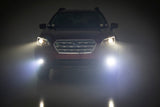 LED Light | Fog Mount | 2" Black Pair | Spot | Subaru Outback (15-19)