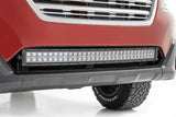 LED Light | Bumper Mount | 30" Chrome Dual Row | White DRL | Subaru Outback (15-19)