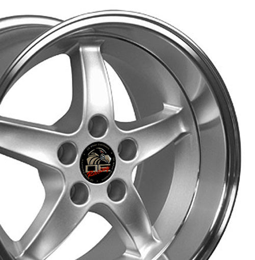 FR04 | Silver with Machined Lip | 17x10.5 | 5x114.3 | +27mm