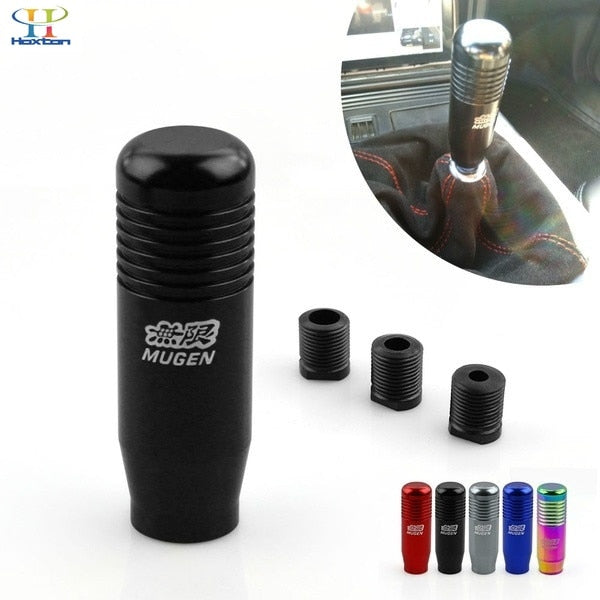 RASTP-Mugen Universal Aluminum Extended Gear Shift Knob 8.5cm Length Gear head knob RS-SFN016