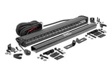 LED Light | Bumper Mount | 20" Black Single Row | Ford Ranger (19-22)