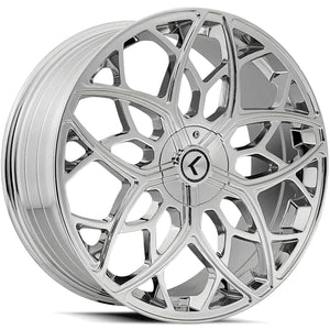 Kraze Ricochet KR184 20x8.5 +38 Chrome (Set of Four)