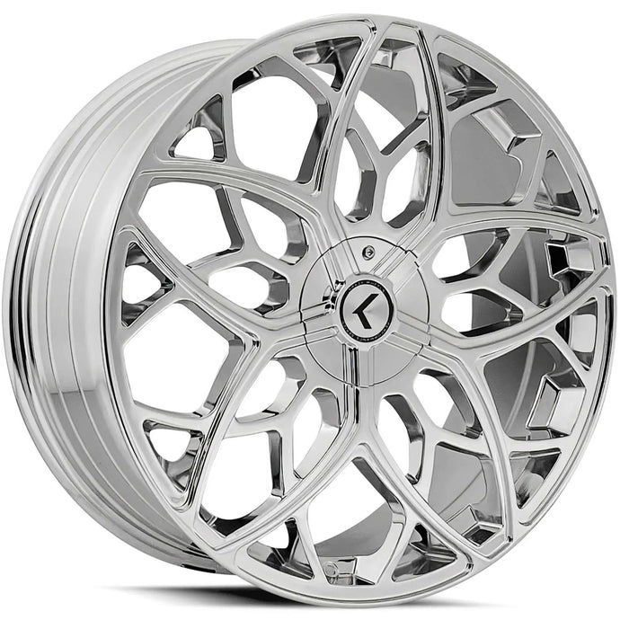 Kraze Ricochet KR184 20x8.5 +38 Chrome (Set of Four)