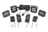 LED Light | A Pillar Mount | 2" Black Pair | Spot | Polaris RZR PRO XP (20-21)