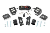 LED Light | A Pillar Mount | 2" Black Pair | Spot | Polaris RZR PRO XP (20-21)