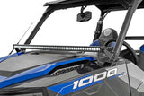 LED Light | Lower Windshield | 50" Black Single Row | White DRL | Polaris General (19-22)