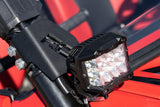 LED Light | Cage Mount | 2" Chrome Pair | Wide Angle | Honda Talon (19-21)